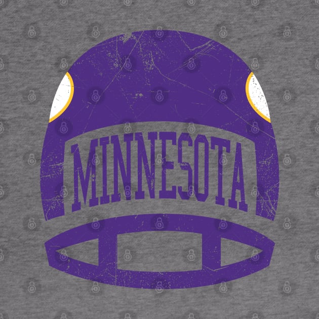 Minnesota Retro Helmet - White by KFig21